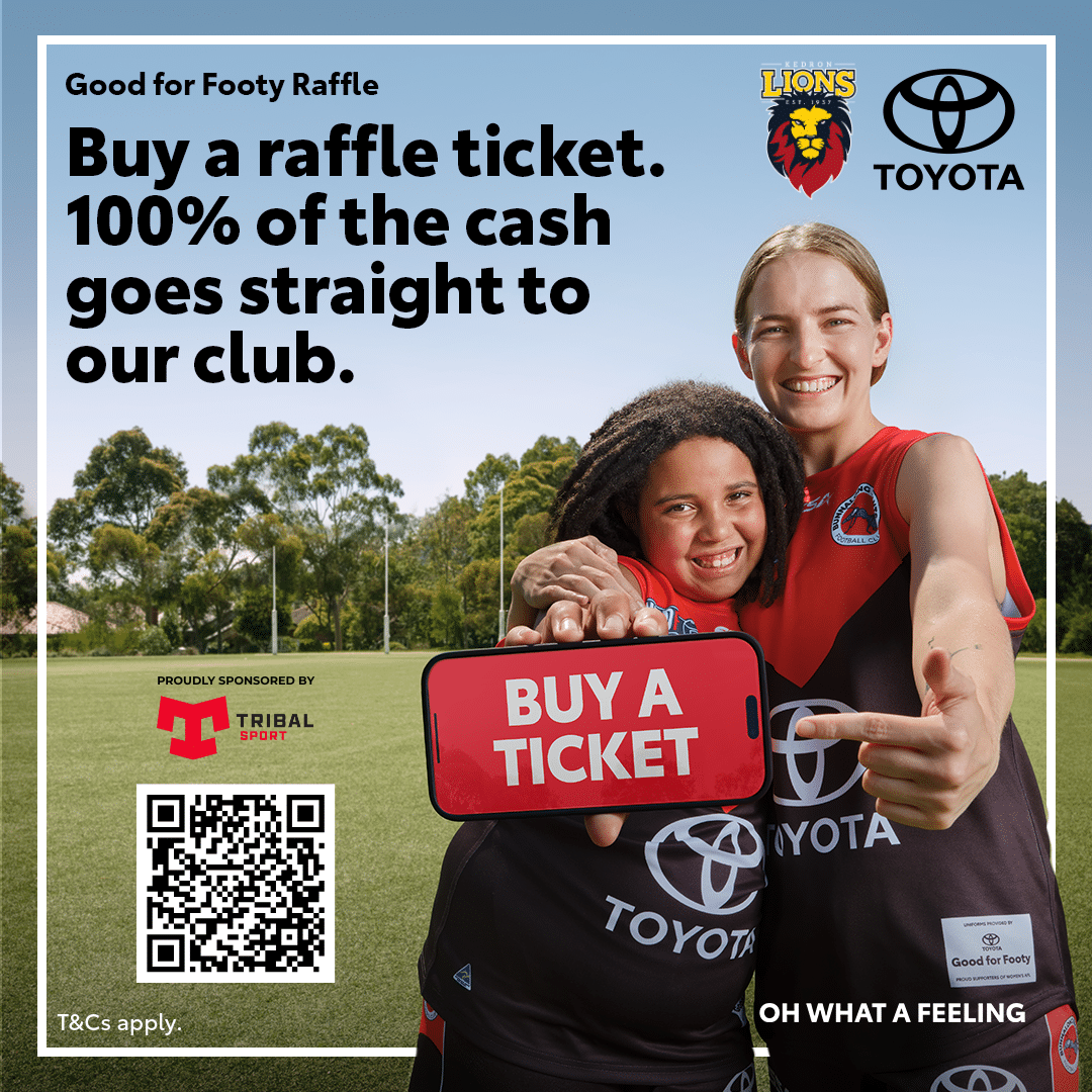 Toyota Raffle Automatic Toyota Good for Footy Raffle - Kedron Lions Juniors